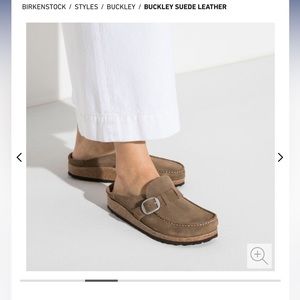 ❤️🔥Birkenstock Buckley Suede Leather, Grey Taupe